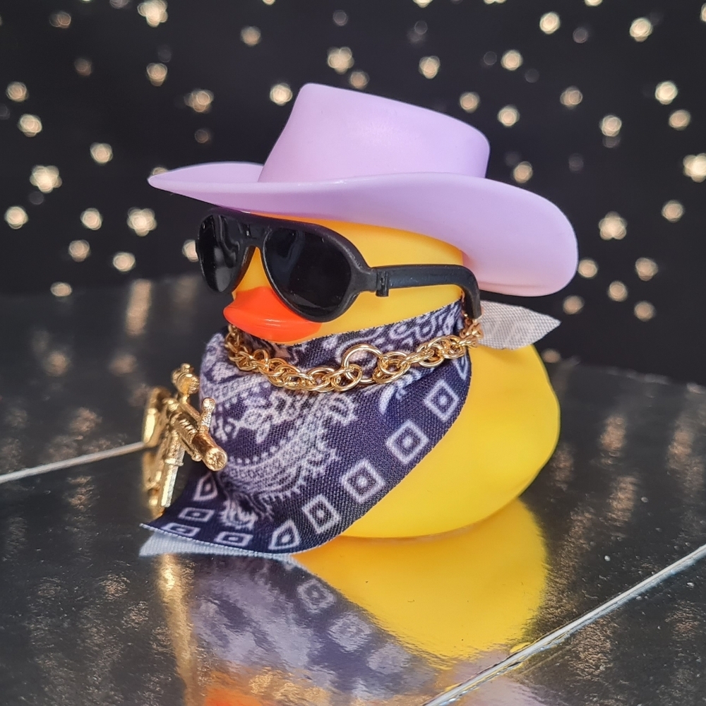 Lilac Cowgirl Bandito Duck